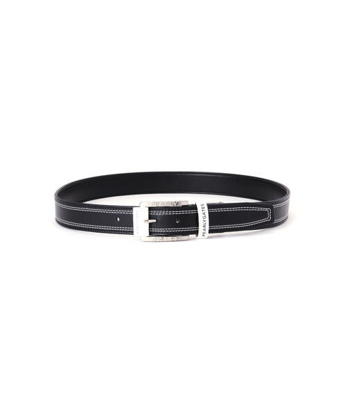 PEARLY GATES(パーリーゲイツ)の「【PEARLY GATES】Wステッチストレッチレザーベルト (UNISEX)(ベルト・レディース・ホワイト/ホワイト系その他/ネイビー・FREE)」の1枚目の写真