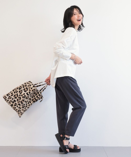 Mazell（マゼル）の「Mazell / 厚底ベルクロサンダル（サンダル・レディース・ベージュ/ブラウン/ブラック/オフホワイト・S/M/L/LL）」の12枚目の写真