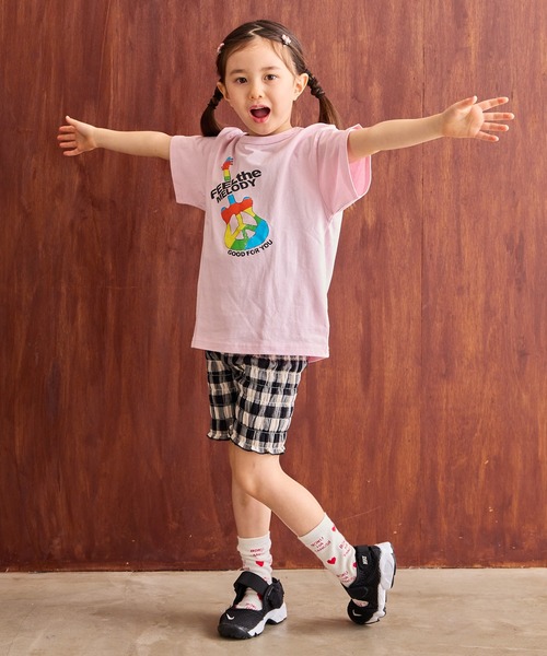 MARKEY'S(マーキーズ)の「ギンガムシャーリングショートパンツ(その他パンツ・キッズ・イエロー/ピンク/ライトグリーン/ブラック・80/90/100/110/120/130/140/150)」の9枚目の写真