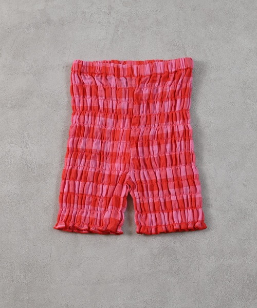 MARKEY'S(マーキーズ)の「ギンガムシャーリングショートパンツ(その他パンツ・キッズ・イエロー/ピンク/ライトグリーン/ブラック・80/90/100/110/120/130/140/150)」の20枚目の写真