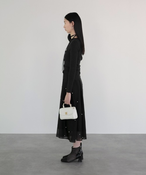 セール】【LEJA】アシンメトリーサイドギャザーワンショルダー