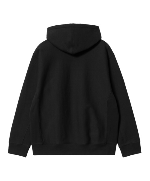 Carhartt WIP(カーハートダブリューアイピー)の「HOODED AMERICAN SCRIPT SWEAT(パーカー・メンズ・ブラック/キナリ/アッシュ/ダークオレンジ/ライトブルー・SMALL/X-LARGE/LARGE/MEDIUM)」の10枚目の写真