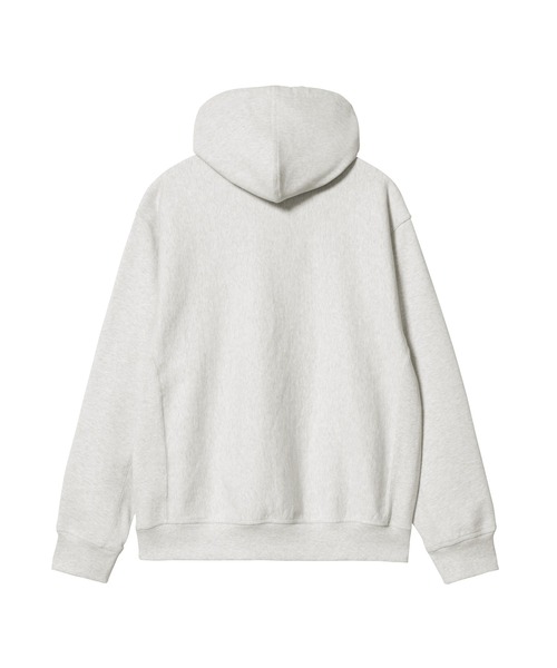 Carhartt WIP(カーハートダブリューアイピー)の「HOODED AMERICAN SCRIPT SWEAT(パーカー・メンズ・ブラック/キナリ/アッシュ/ダークオレンジ/ライトブルー・SMALL/X-LARGE/LARGE/MEDIUM)」の8枚目の写真