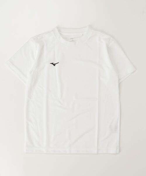 MIZUNO(ミズノ )の「ミズノ ナビドライTシャツ(半袖・丸首・ジュニア)(Tシャツ/カットソー・キッズ・ホワイト/ネイビー/ブラック・130cm/140cm/150cm/160cm)」の2枚目の写真