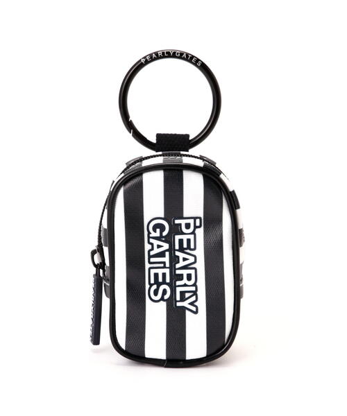 好きに セール】【PEARLY (UNISEX GATES】ストライプボールポーチ ラウンド用品・アクセサリー