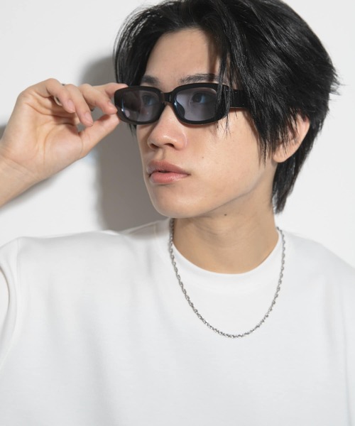 SENSE OF PLACE by URBAN RESEARCH（センスオブプレイスバイアーバンリサーチ）の「スクエアサングラス（メガネ・メンズ・ブラック/ブラック系その他・ONE）」の4枚目の写真