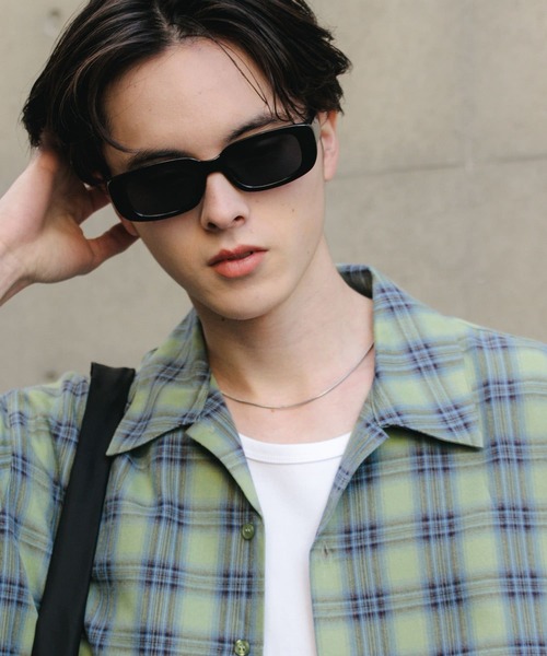 SENSE OF PLACE by URBAN RESEARCH（センスオブプレイスバイアーバンリサーチ）の「スクエアサングラス（メガネ・メンズ・ブラック/ブラック系その他・ONE）」の6枚目の写真