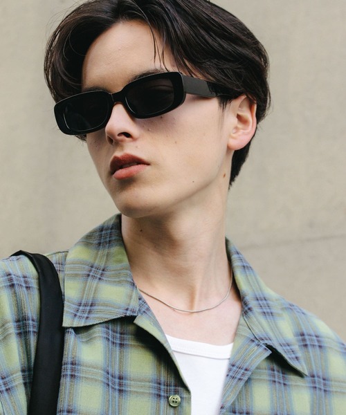 SENSE OF PLACE by URBAN RESEARCH（センスオブプレイスバイアーバンリサーチ）の「スクエアサングラス（メガネ・メンズ・ブラック/ブラック系その他・ONE）」の7枚目の写真