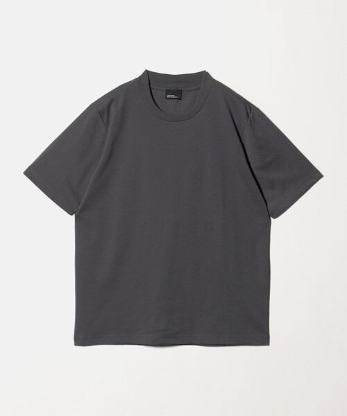 green label relaxing（グリーンレーベルリラクシング）の「【WEB限定】JUST fit ジャケイン T 半袖 Tシャツ カットソー -吸水速乾・抗菌-（Tシャツ/カットソー・メンズ・ライトグレー/ホワイト/ネイビー/モカ/ブラック/ターコイズブルー系/ダークブラウン/ロイヤルブルー/ダークグレー・M/S/L/XL）」の4枚目の写真