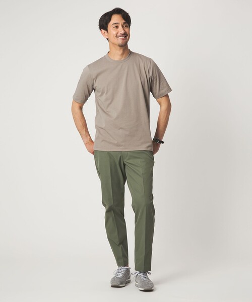 green label relaxing（グリーンレーベルリラクシング）の「【WEB限定】JUST fit ジャケイン T 半袖 Tシャツ カットソー -吸水速乾・抗菌-（Tシャツ/カットソー・メンズ・ライトグレー/ホワイト/ネイビー/モカ/ブラック/ターコイズブルー系・M/S/L/XL）」の17枚目の写真