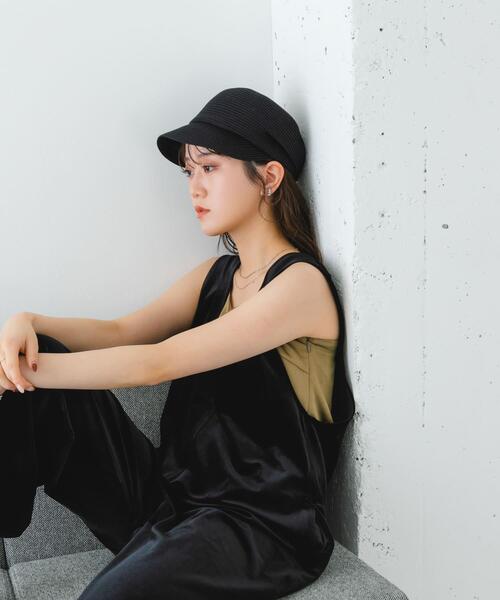 RODE SKO（ロデスコ）の「洗えるたためるキャスケット（キャスケット・レディース・ナチュラル/ブラック・FREE）」の12枚目の写真