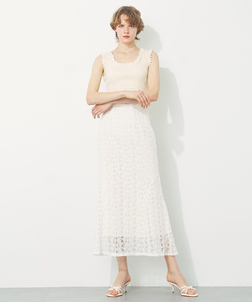 DEICY MECOUTURE ケミカルレースマーメイドスカート ケミカルレースマーメイドスカート（スカート）｜ME COUTURE