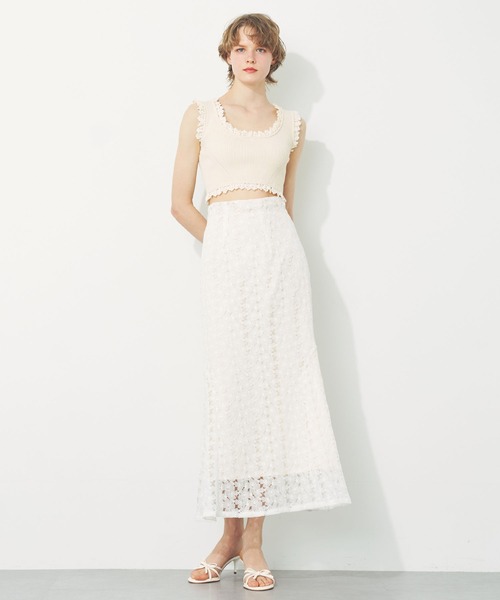 ケミカルレースマーメイドスカート（スカート）｜ME COUTURE（ミー