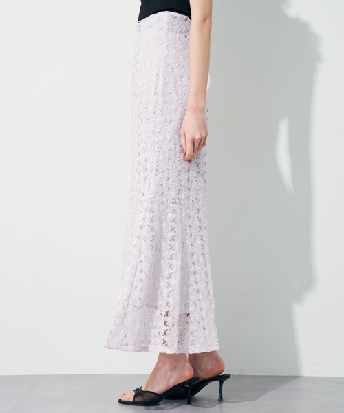 DEICY MECOUTURE ケミカルレースマーメイドスカート ケミカルレース