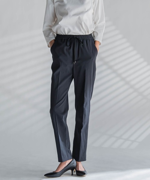 ラエフ（la．f．．．）/【WEB限定】シェルタリングテーパードパンツ≪洗濯機で洗える≫ セール】【WEB限定】シェルタリングテーパードパンツ≪洗濯機で洗える