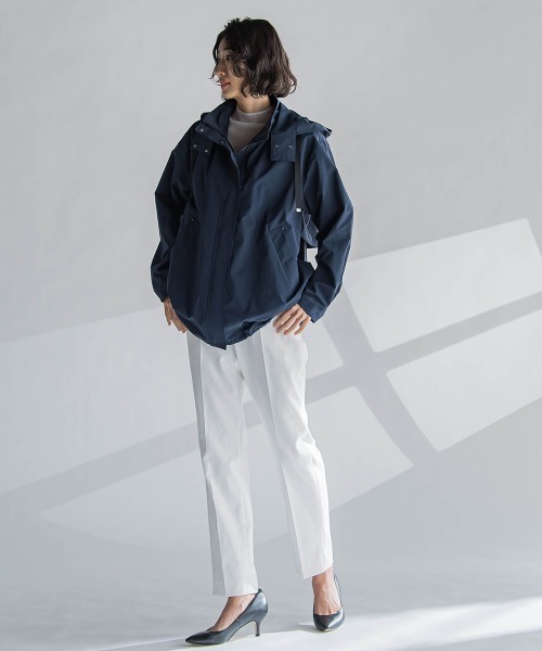 la.f…(ラエフ)の「【WEB限定】シェルタリングテーパードパンツ≪洗濯機で洗える≫(スラックス・レディース・イエロー/ホワイト/ブラック/ベージュ/ブルー・9号/11号/7号)」の14枚目の写真