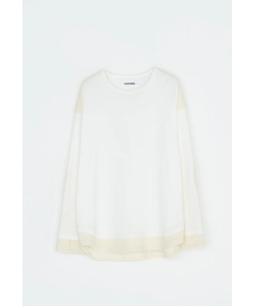 DISCOVERED(ディスカバード)の「DISCOVERED ARAN × CUTSEWN(Tシャツ/カットソー・メンズ・ホワイト/ブラック・1/2/3)」の2枚目の写真
