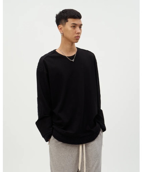 DISCOVERED(ディスカバード)の「DISCOVERED ARAN × CUTSEWN(Tシャツ/カットソー・メンズ・ホワイト/ブラック・1/2/3)」の1枚目の写真