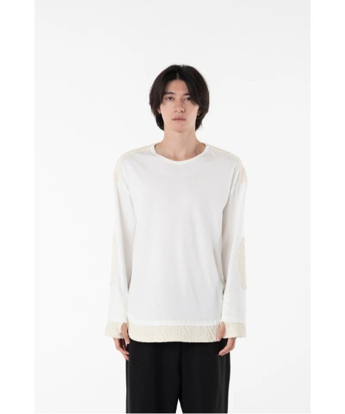 DISCOVERED(ディスカバード)の「DISCOVERED ARAN × CUTSEWN(Tシャツ/カットソー・メンズ・ホワイト/ブラック・1/2/3)」の3枚目の写真