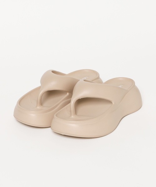 LEPSIM（レプシィム）の「EVA厚底トングサンダル　327881（サンダル・レディース・ベージュ/ブラック/ダークブラウン・LARGE/MEDIUM）」の22枚目の写真