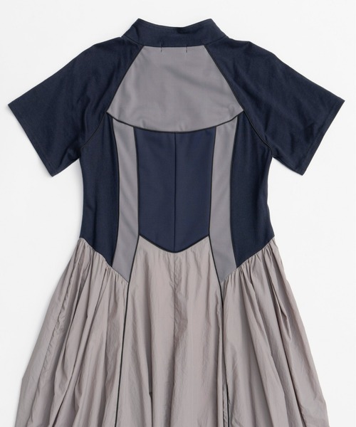 MAISON SPECIAL(メゾンスペシャル)の「Zip Up Volume Dress/ジップアップボリュームワンピース(ワンピース・レディース・ブラック/ホワイト/ネイビー・38/36)」の20枚目の写真