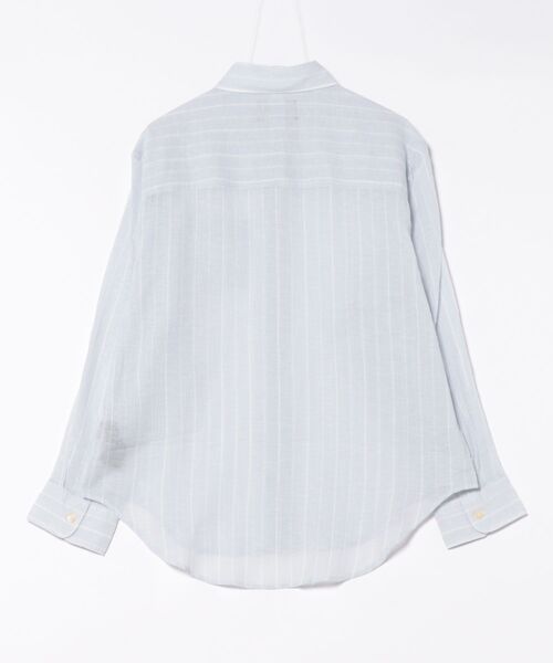 ALLSAINTS（オールセインツ）の「HOLME LONG SLEEVE OVERSIZED SHIRT | HOLME 長袖 オーバーサイズ シャツ（シャツ/ブラウス・メンズ・ブルー系その他・L/XS/S/M/XL）」の8枚目の写真