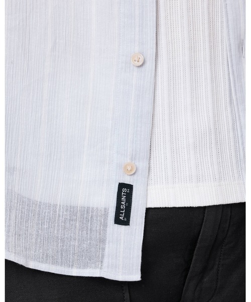 ALLSAINTS（オールセインツ）の「HOLME LONG SLEEVE OVERSIZED SHIRT | HOLME 長袖 オーバーサイズ シャツ（シャツ/ブラウス・メンズ・ブルー系その他・L/XS/S/M/XL）」の6枚目の写真