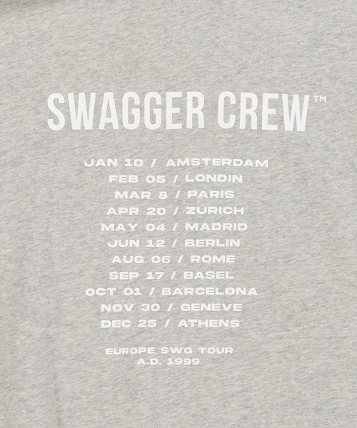SWAGGER（スワッガー）の「【SWAGGER CREW/スワッガークルー】ストリートロゴジップパーカー（パーカー・メンズ・ピンク/カーキ/アッシュグレー/ブラック・ONESIZE）」の10枚目の写真