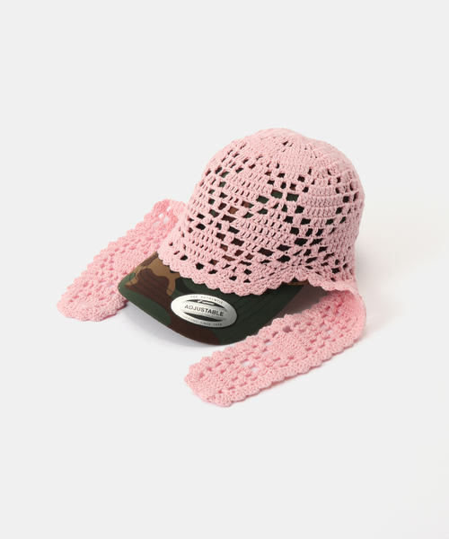 セール】【irojikake/イロジカケ】 Crochet cap IG25SSHT13（キャップ
