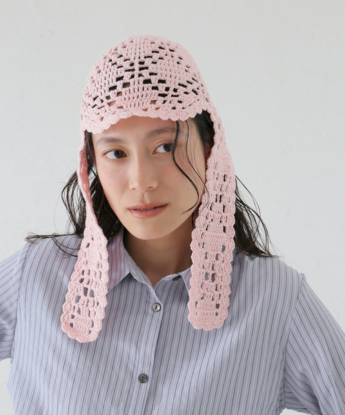 irojikake/イロジカケ】 Crochet cap IG25SSHT13 【公式通販】