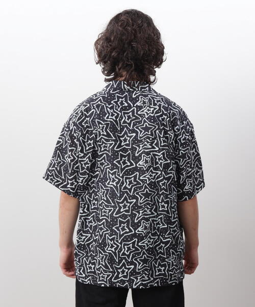 MANASTASH(マナスタッシュ)の「MANASTASH/マナスタッシュ/GAUZE MANALOHA SHIRT(シャツ/ブラウス・メンズ・ブラック/レッド/オレンジ・S/M/L/XL)」の17枚目の写真