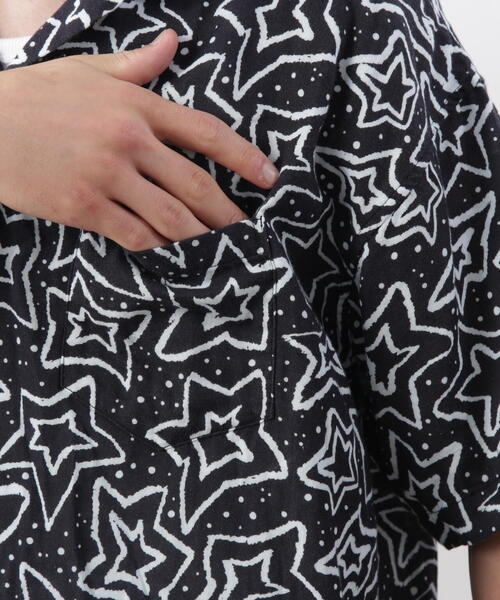MANASTASH(マナスタッシュ)の「MANASTASH/マナスタッシュ/GAUZE MANALOHA SHIRT(シャツ/ブラウス・メンズ・ブラック/レッド/オレンジ・S/M/L/XL)」の18枚目の写真