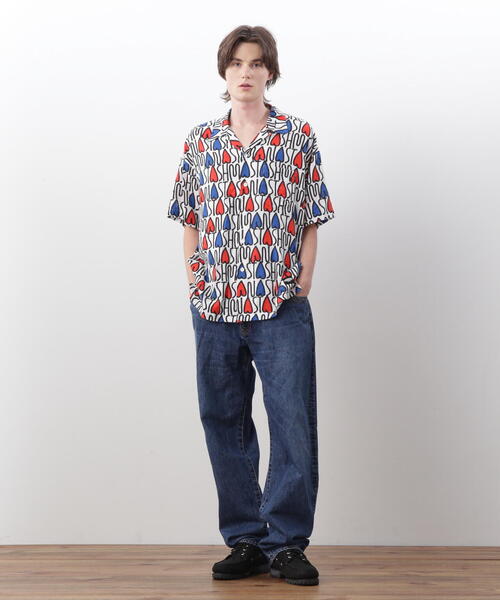 MANASTASH(マナスタッシュ)の「MANASTASH/マナスタッシュ/GAUZE MANALOHA SHIRT(シャツ/ブラウス・メンズ・ブラック/レッド/オレンジ・S/M/L/XL)」の21枚目の写真