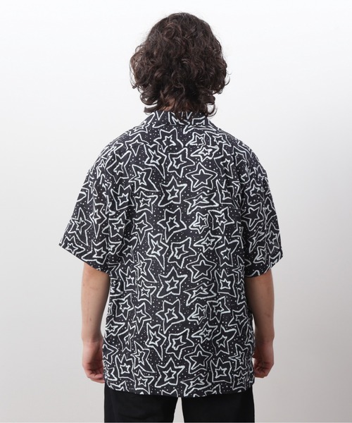 MANASTASH(マナスタッシュ)の「MANASTASH/マナスタッシュ/GAUZE MANALOHA SHIRT(シャツ/ブラウス・メンズ・ブラック/レッド/オレンジ・S/M/L/XL)」の7枚目の写真