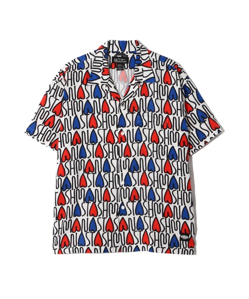 MANASTASH(マナスタッシュ)の「MANASTASH/マナスタッシュ/GAUZE MANALOHA SHIRT(シャツ/ブラウス・メンズ・ブラック/レッド/オレンジ・S/M/L/XL)」の13枚目の写真