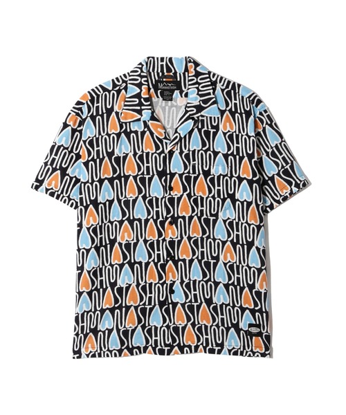 MANASTASH(マナスタッシュ)の「MANASTASH/マナスタッシュ/GAUZE MANALOHA SHIRT(シャツ/ブラウス・メンズ・ブラック/レッド/オレンジ・S/M/L/XL)」の14枚目の写真