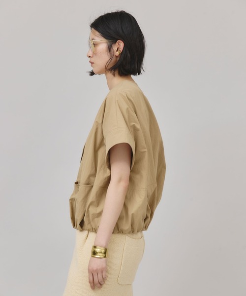 Curenastology タスランジップブラウス　ホワイト Curensology｜タスランジップブラウス | Rakuten Fashion(楽天