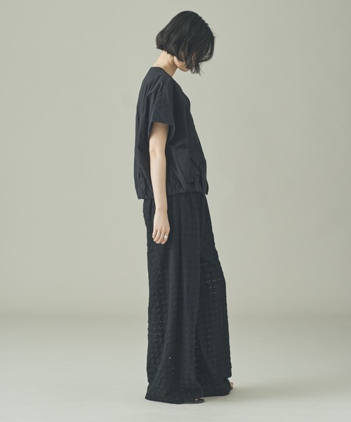 Curensology(カレンソロジー)の「Curensology(カレンソロジー)/タスランジップブラウス(シャツ/ブラウス・レディース・ベージュ/ブラック/ホワイト・FREE)」の13枚目の写真