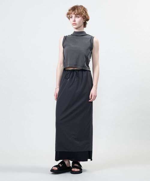 tシャツ 「ASTRAET」コットン チューブネック ノースリーブカットソー レディース ASTRAET＞コットン チューブネック ノースリーブカットソー