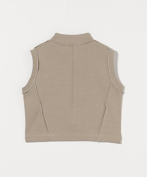 ASTRAET＞コットン ハイネック ノースリーブカットソー（Tシャツ