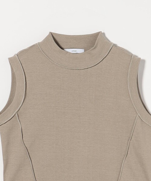 ASTRAET（アストラット）の「＜ASTRAET＞コットン ハイネック ノースリーブカットソー（Tシャツ/カットソー・レディース・ベージュ/ダークグレー・FREE）」の17枚目の写真