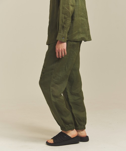 JACKROSE(ジャックローズ)の「BAYCANT リネン100% イージーパンツ(その他パンツ・メンズ・ブラック/ナチュラル/カーキ・M/L/XL)」の1枚目の写真