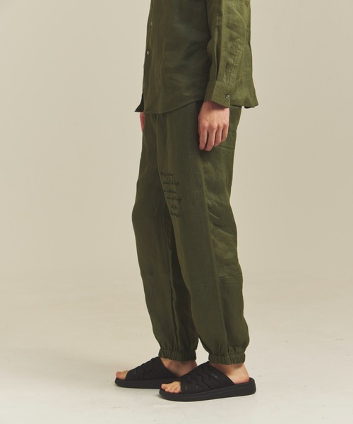 JACKROSE(ジャックローズ)の「BAYCANT リネン100% イージーパンツ(その他パンツ・メンズ・ブラック/ナチュラル/カーキ・M/L/XL)」の22枚目の写真