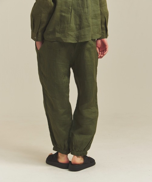 JACKROSE(ジャックローズ)の「BAYCANT リネン100% イージーパンツ(その他パンツ・メンズ・ブラック/ナチュラル/カーキ・M/L/XL)」の18枚目の写真