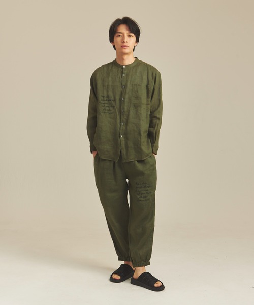 JACKROSE(ジャックローズ)の「BAYCANT リネン100% イージーパンツ(その他パンツ・メンズ・ブラック/ナチュラル/カーキ・M/L/XL)」の17枚目の写真