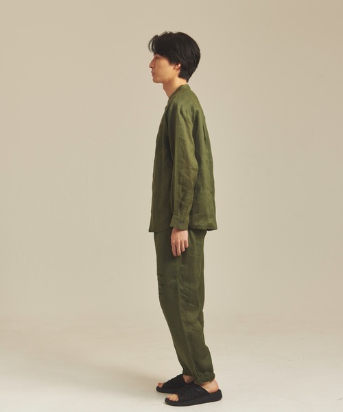 JACKROSE(ジャックローズ)の「BAYCANT リネン100% イージーパンツ(その他パンツ・メンズ・ブラック/ナチュラル/カーキ・M/L/XL)」の14枚目の写真