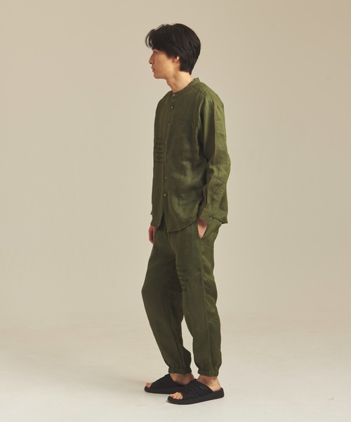 JACKROSE(ジャックローズ)の「BAYCANT リネン100% イージーパンツ(その他パンツ・メンズ・ブラック/ナチュラル/カーキ・M/L/XL)」の13枚目の写真