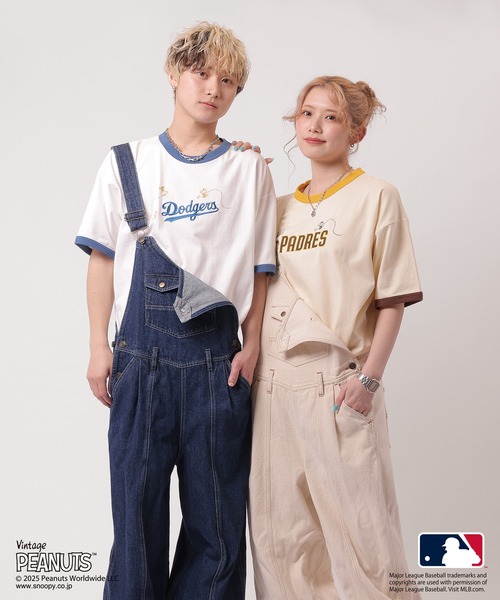 DOUBLE NAME(ダブルネーム)の「MLB×PEANUTSコラボ SMACK リンガーTEE(Tシャツ/カットソー・レディース・オレンジ系その他/ネイビー/オフホワイト/ブラウン系その他2・FREE)」の22枚目の写真
