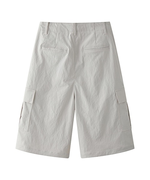 HOOK(フック)の「ルーズフィットカーゴショーツ (SS)(カーゴパンツ・メンズ・ホワイト/ブラック/ベージュ・MEDIUM/LARGE/X-LARGE)」の10枚目の写真