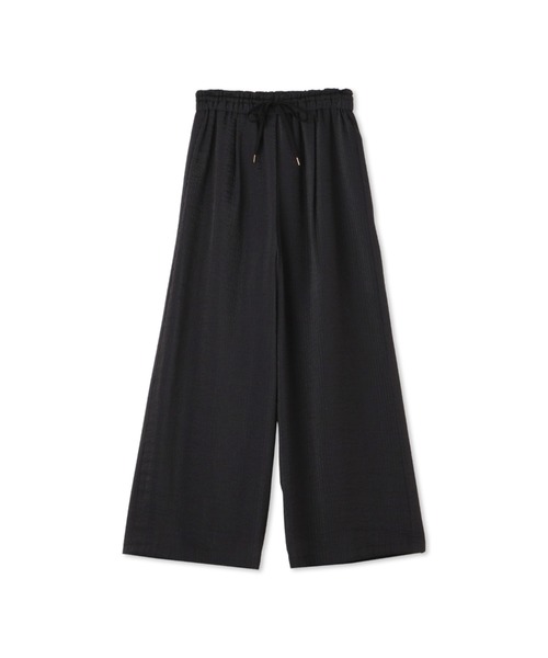 QUEENS COURT（クイーンズコート）の「日本製シャーリングイージーパンツ≪手洗い可能≫（その他パンツ・レディース・パープル/ブラック/オフホワイト・M）」の19枚目の写真